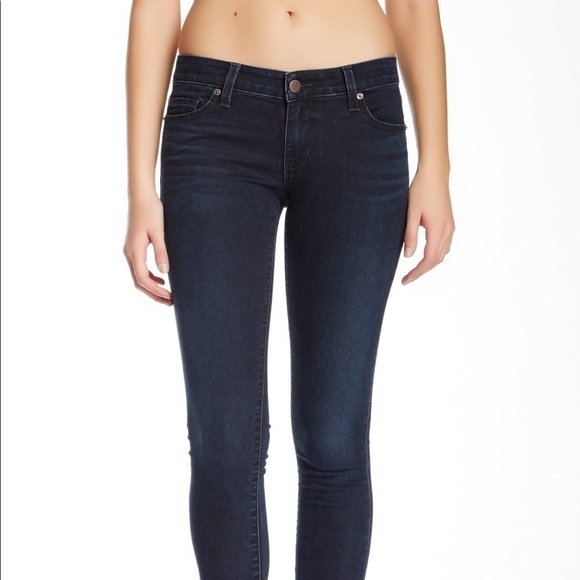 David Kahn Mickayla Low Rise Skinny Power Stretch Jeans Size 26 - Picture 1 of 8